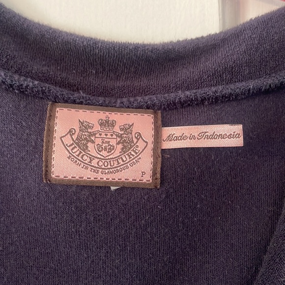 Juicy Couture grommet Terry dress size P, XS - Picture 4 of 11